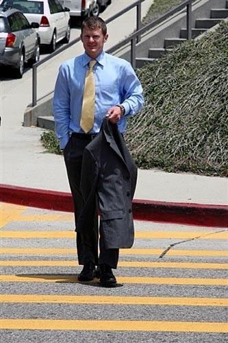 Floyd Landis arrives