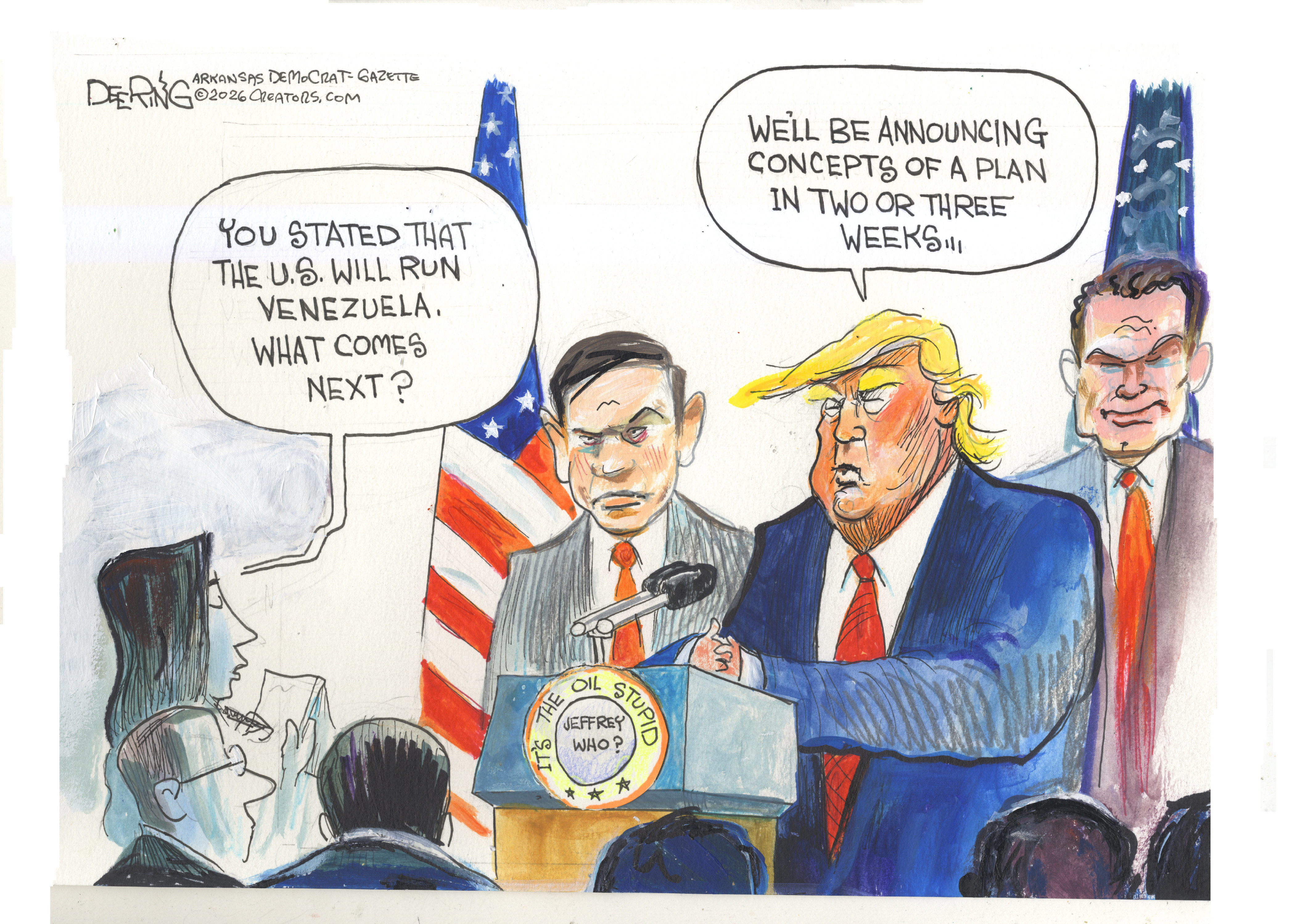 Political cartoon