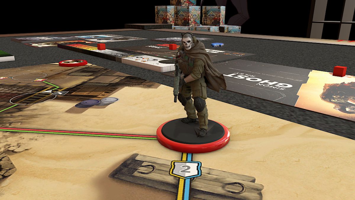 A model of Ghost in Call of Duty: The Board Game