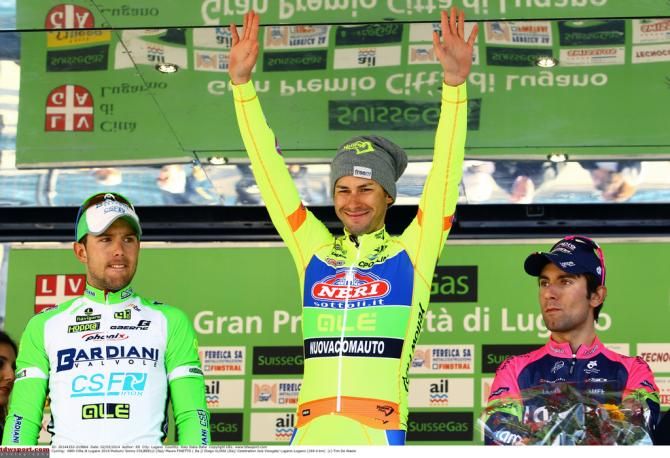 Mauro Finetto (Yellow Fluo) celebrates his win at Lugano