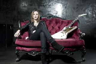 There's a storm coming, Lzzy sits it out backstage at Nottingham Rock City.