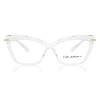 Multi faced transparent glasses from Dolce & Gabbana