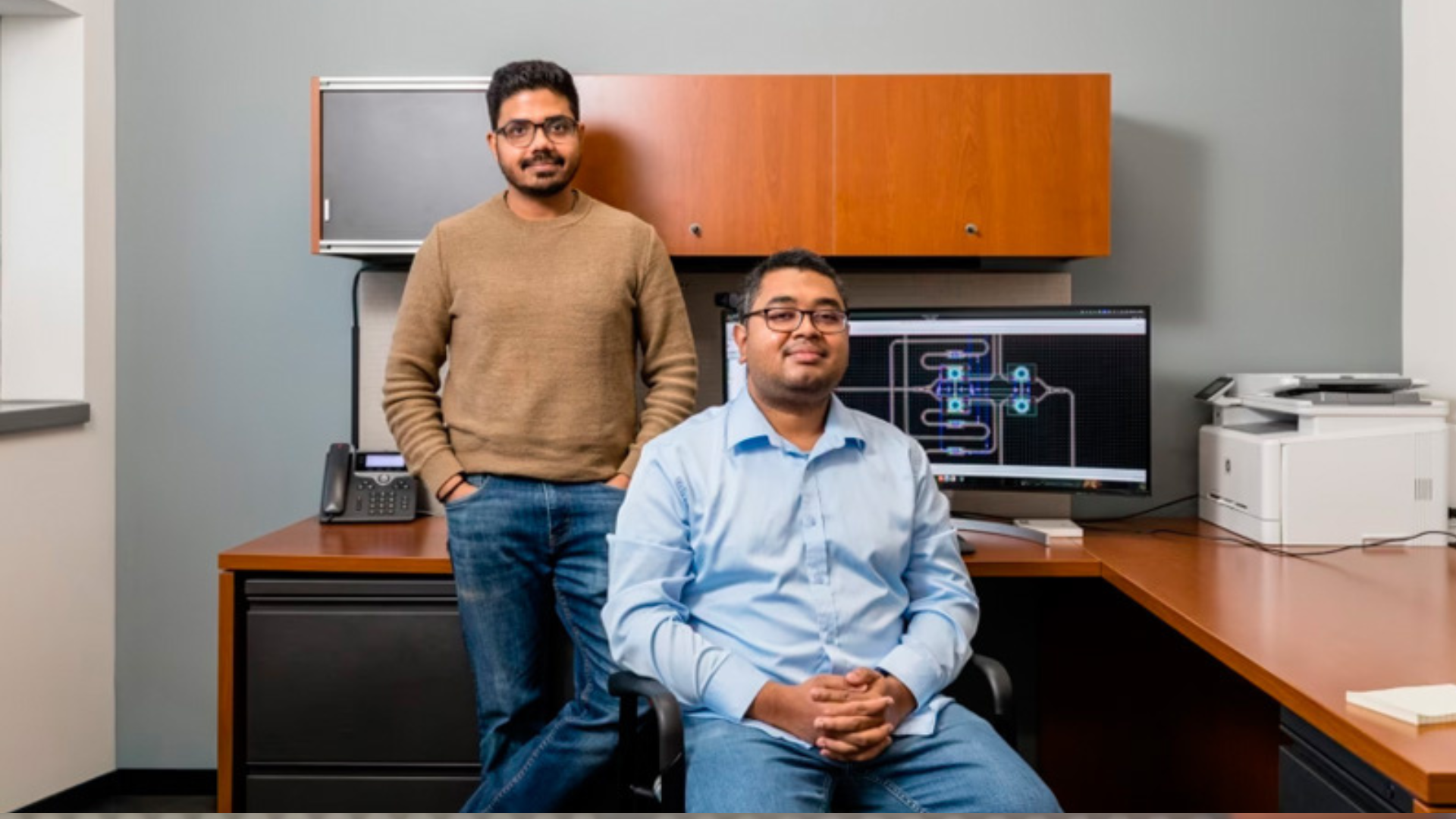 Akhilesh Jaiswal (left) and Md Abdullah-Al Kaiser