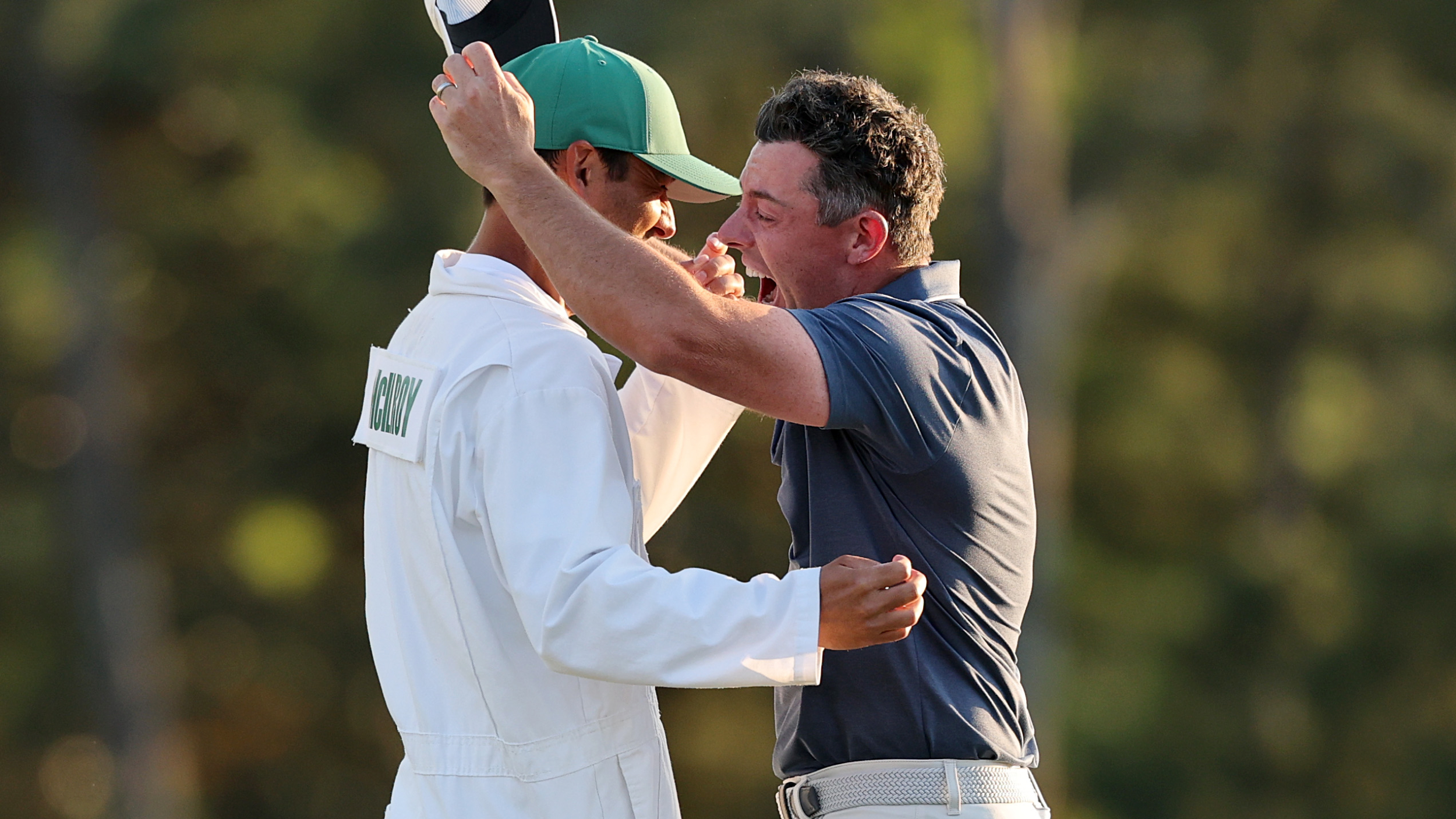 Harry Diamond and Rory McIlroy at The Masters