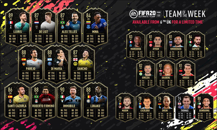 FIFA 20 TOTW 21