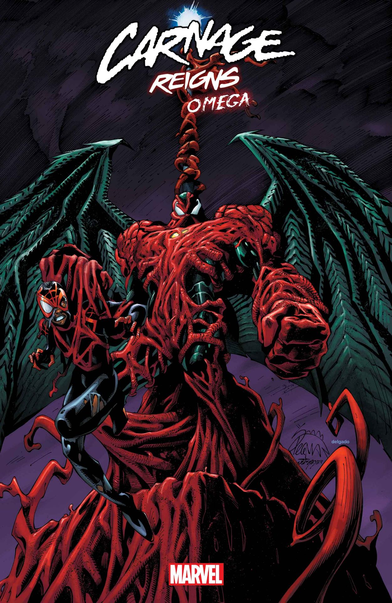 Carnage Reigns Omega #1 cover art