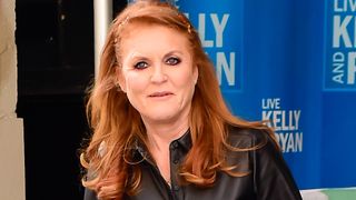 Sarah Ferguson, Duchess of York is seen outside "Live with Kelly and Ryan"