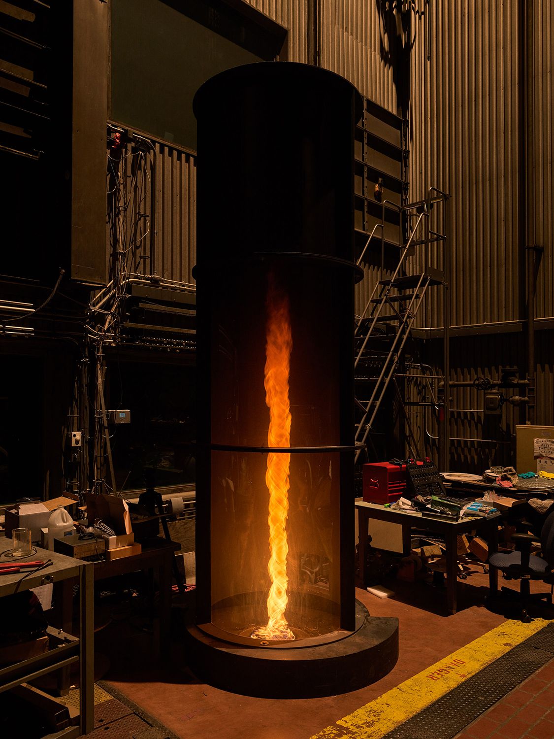 Experimental Fire Tornado, Fire Sciences Laboratory, Missoula, Montana, 2019