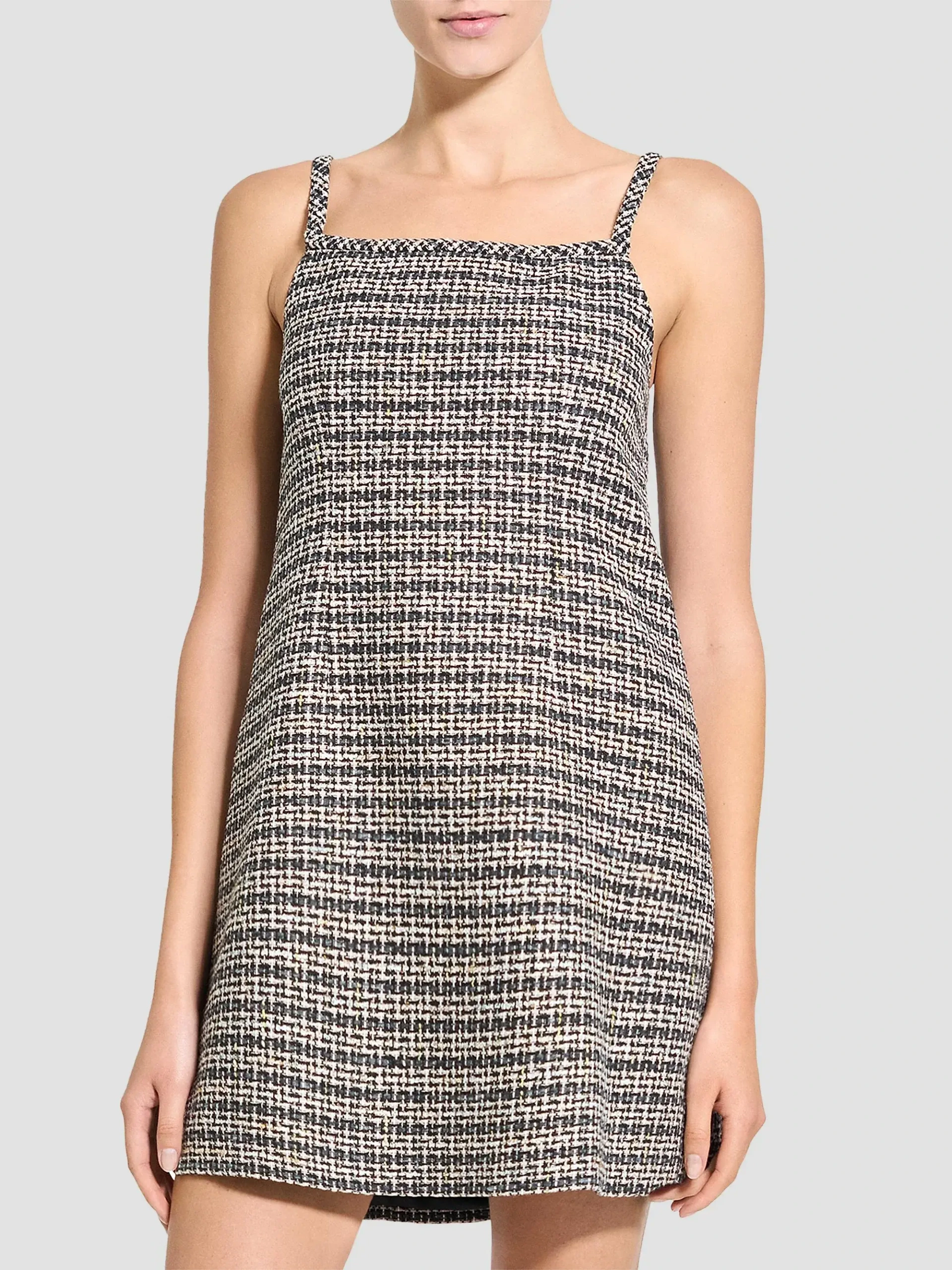 Plaid Mini Shift Dress