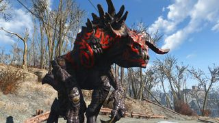 Fallout 4 promotional screenshot of the Beast Master - Creature Companion Overhaul mod