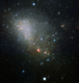 The Small Magellanic Cloud, seen in the constellation Tucana (the toucan).