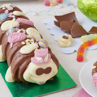 Colin the Caterpillar Easter HamperThe nation's most loved Caterpillar cake has been given an Easter make-over and now comes in an adorable hamper!