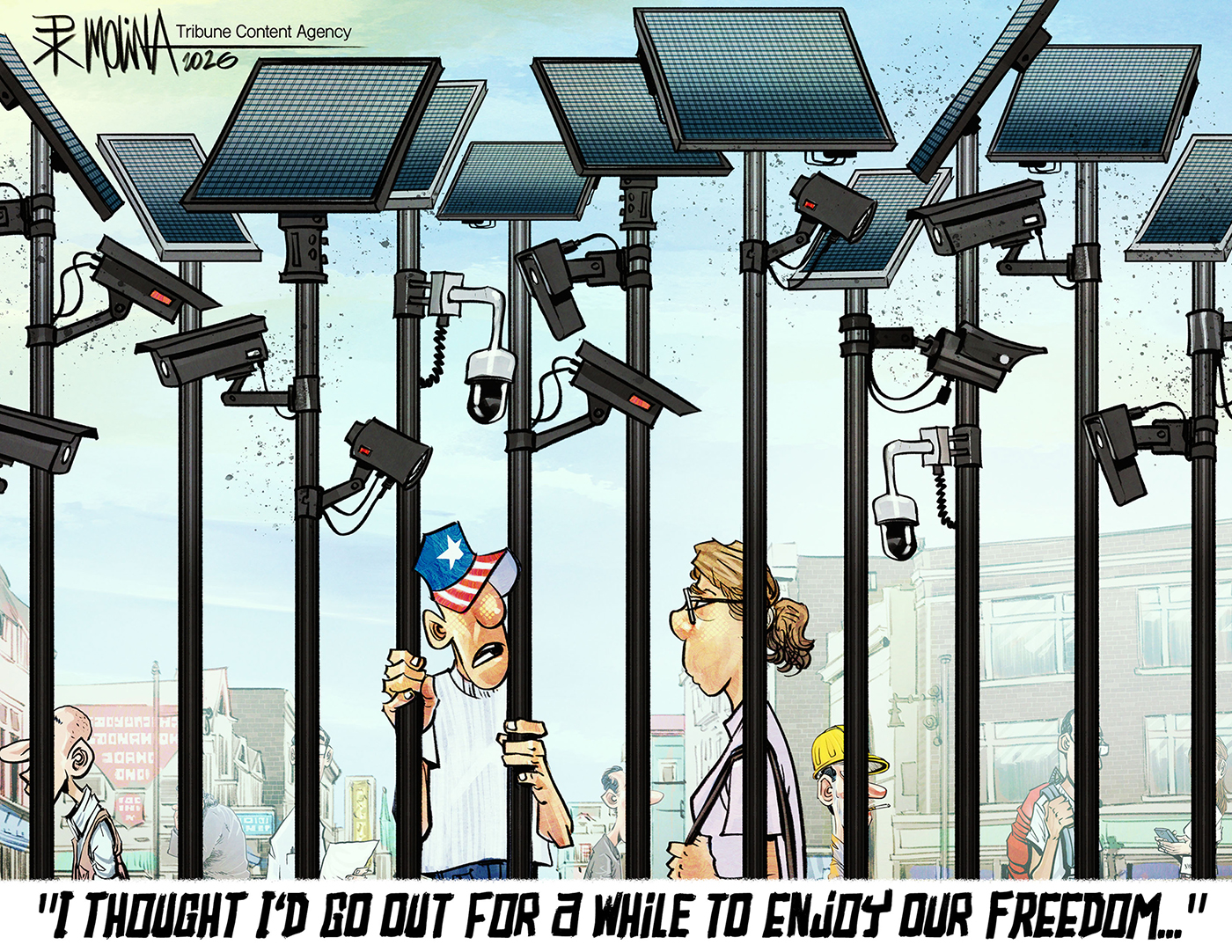 Political cartoon