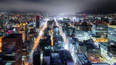 Sapporo at night