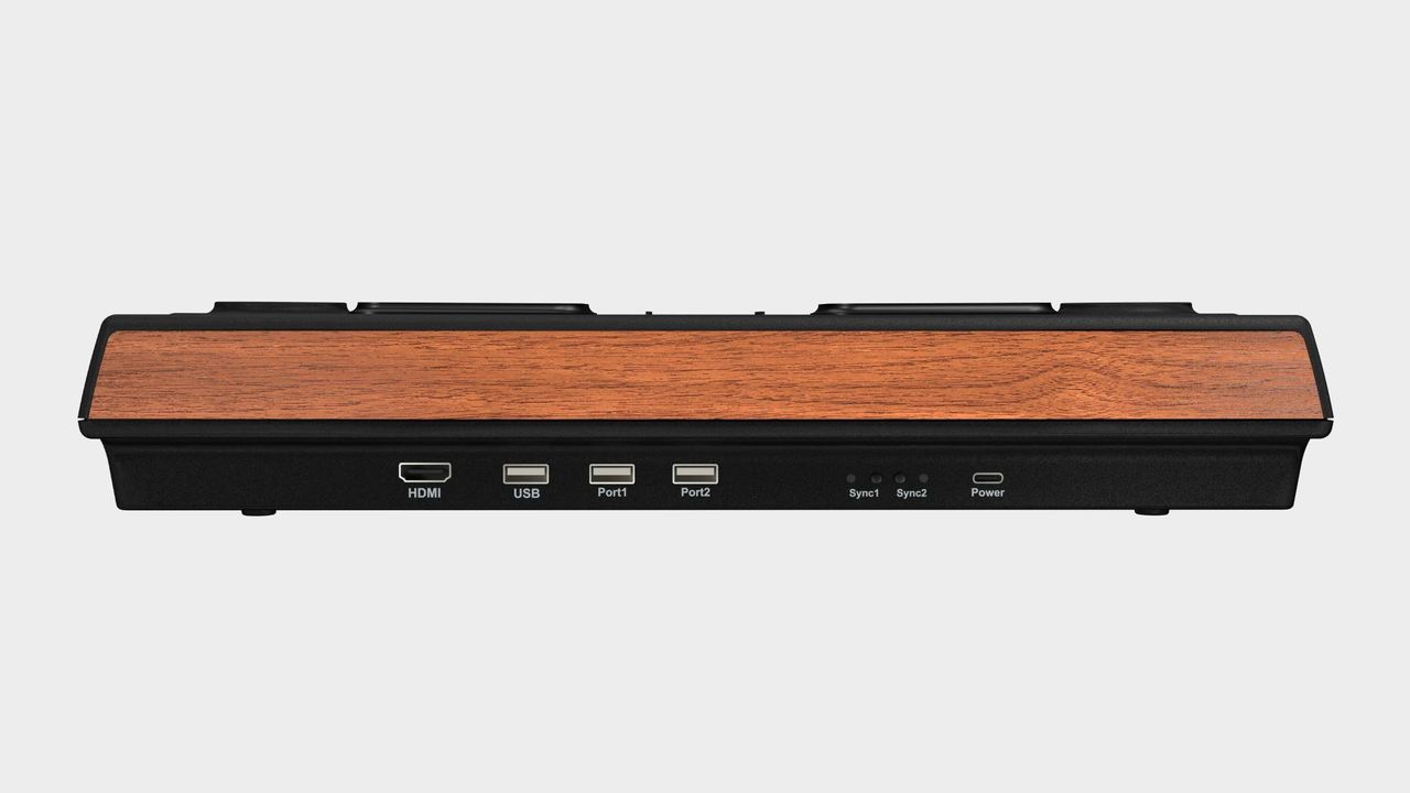 Back view of Intellevision Sprint with ports in view.