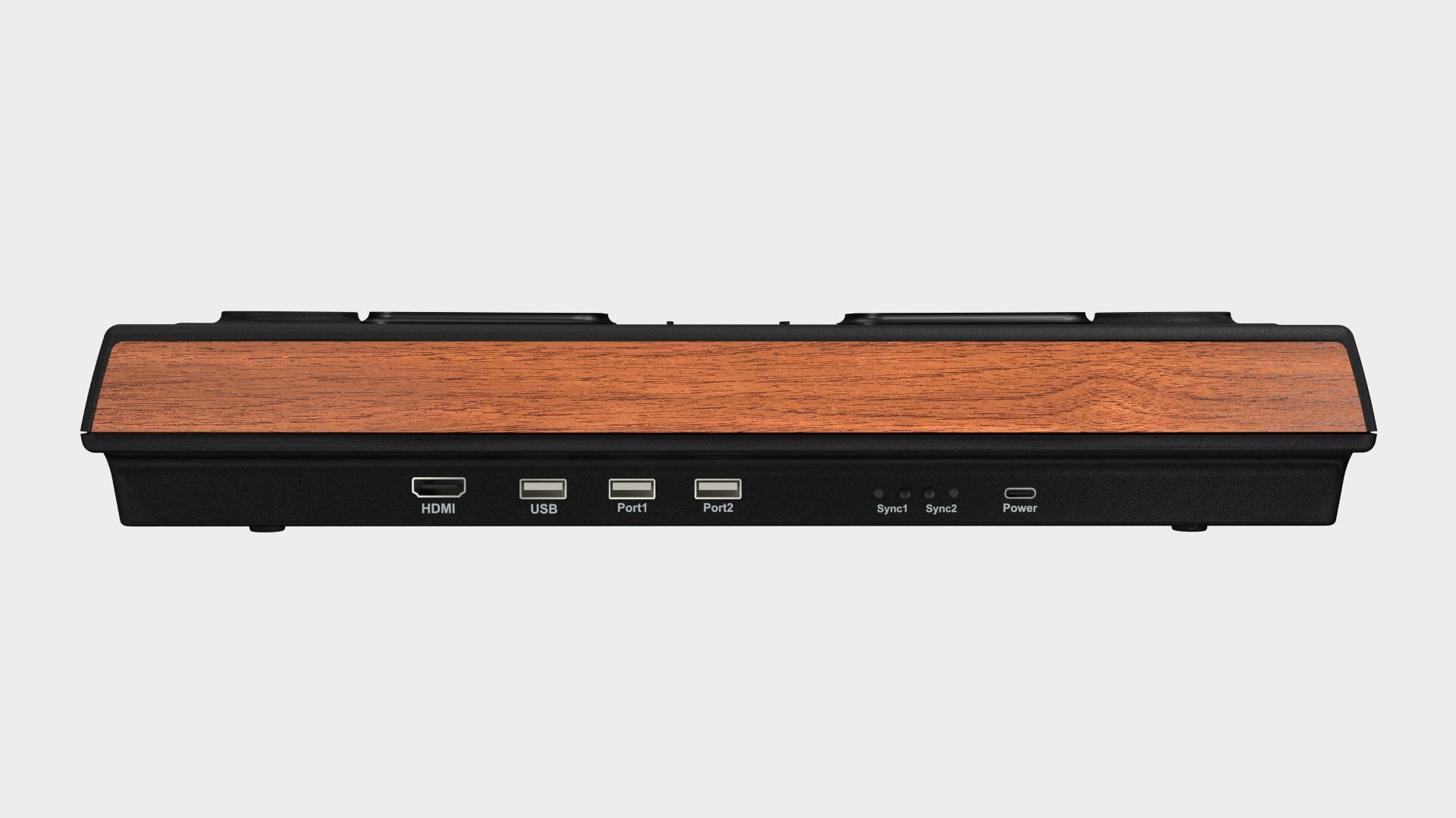 Back view of Intellevision Sprint with ports in view.