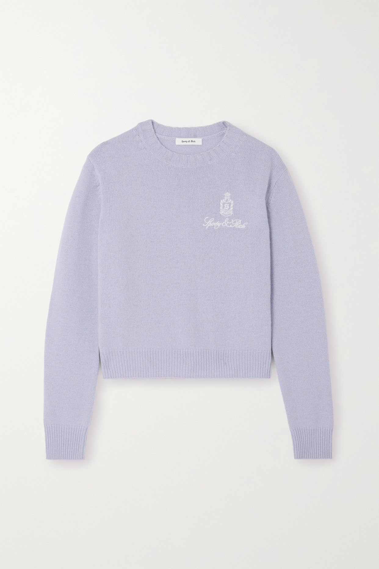 Vendome Embroidered Cashmere Sweater