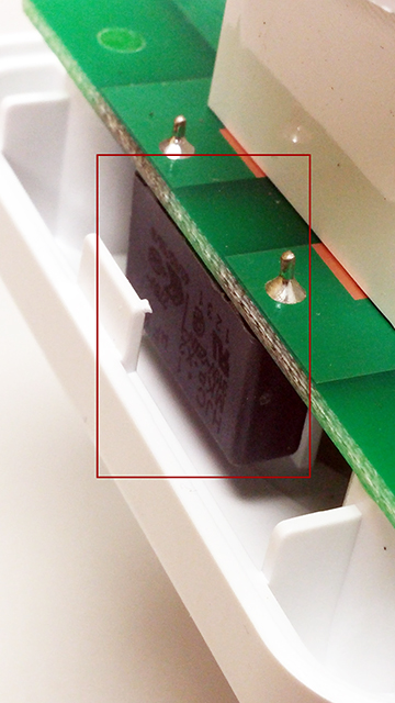 Figure 51 - ZyXEL PLA5215 interference-suppression capacitor