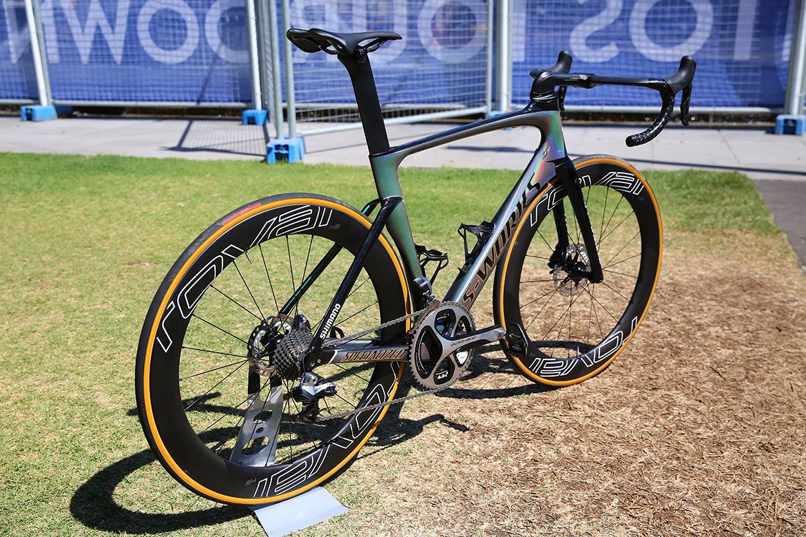 Peter Sagan's custom Specialized Venge ViAS disc bike