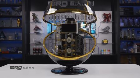 A screenshot of a Bro Cooling YouTube video, showing some of the details of its custom Threadripper, RTX Pro 6000 build