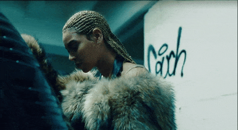 Beyonce with braids