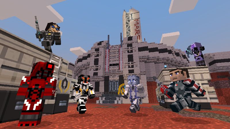Play Mass Effect In Minecraft With This Official Pack Pc Gamer