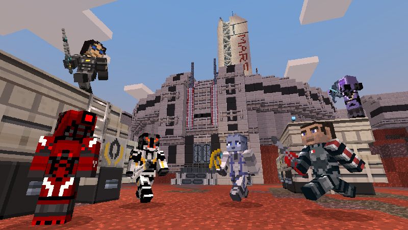 Play Mass Effect in Minecraft with this official pack | PC Gamer