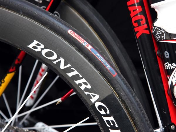 Challenge is the official tire supplier to team RadioShack.