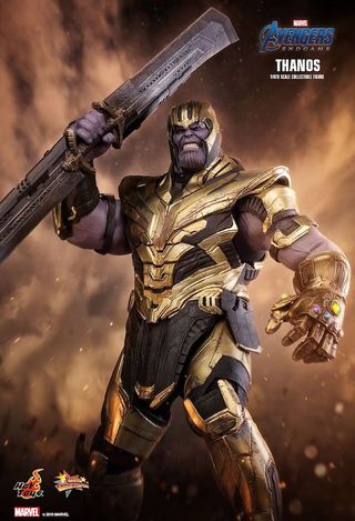 Thanos with his sword