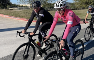 Lawson Craddock spotted in Texas on a non-sponsor correct Giant bike