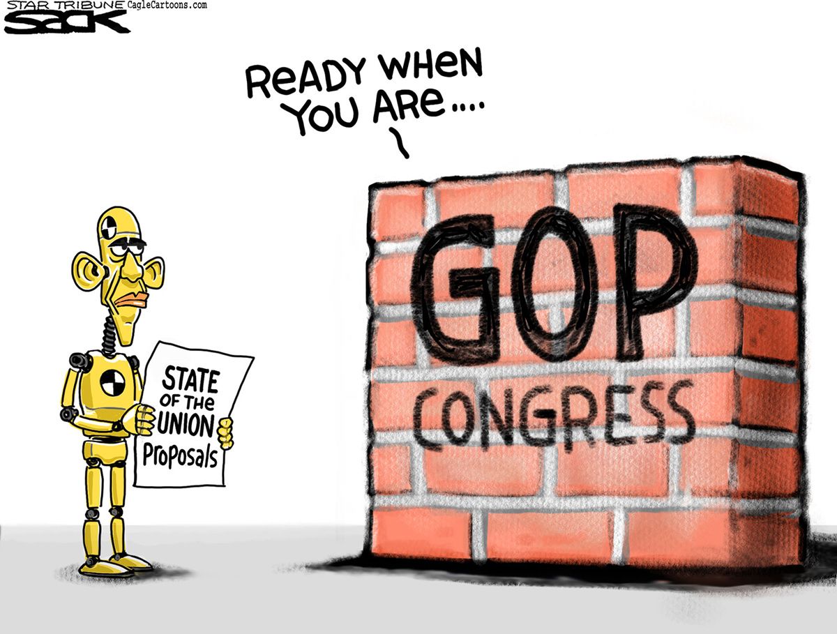 
Obama cartoon U.S. SOTU GOP