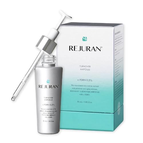 Rejuran&amp;reg; Turnover Ampoule, C-Pdrn&amp;reg; &amp;ndash; Original Salmon Dna Pdrn Face Serum for Rejuvenation, Firming, Hydration &amp;amp; Youthful Glow, Refines Skin Texture. Korean Skincare (1.01 Fl Oz)