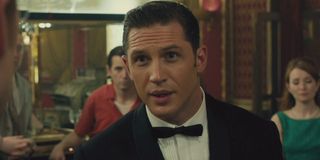 Legend Tom Hardy wearing a tux and giving an attitude