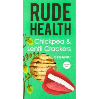 Rude Health chickpea and lentil crackers