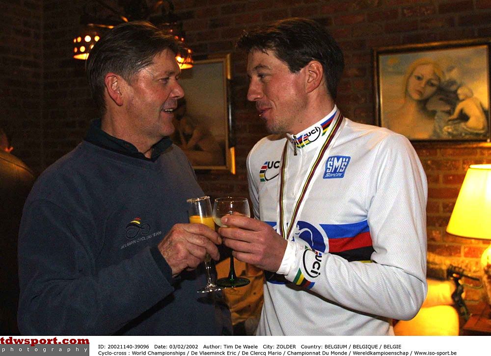 Erik De Vlaeminck with Mario De Clercq (2002)