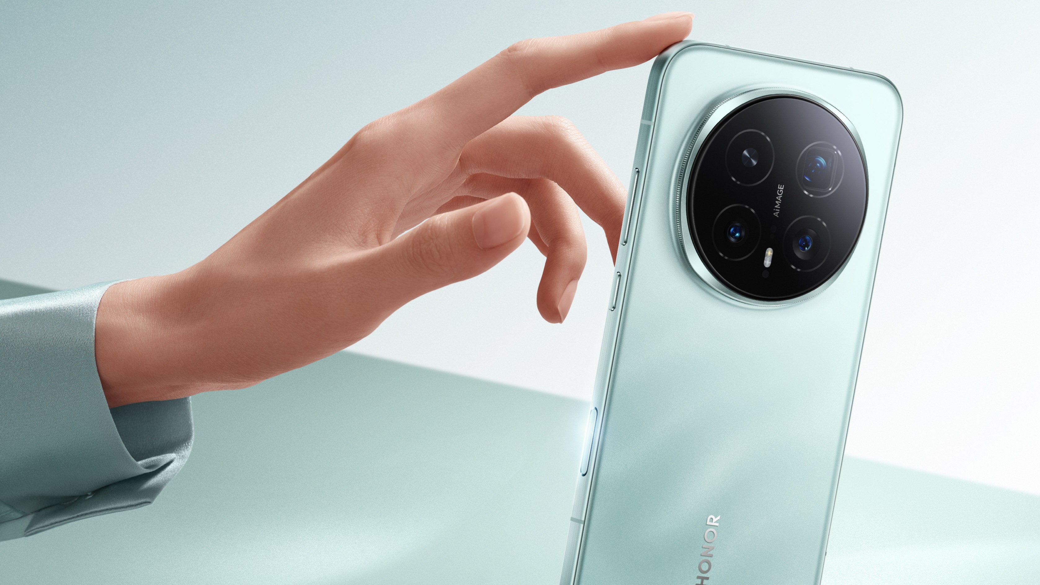 A close-up shot of the new Honor Magic 8 Pro.