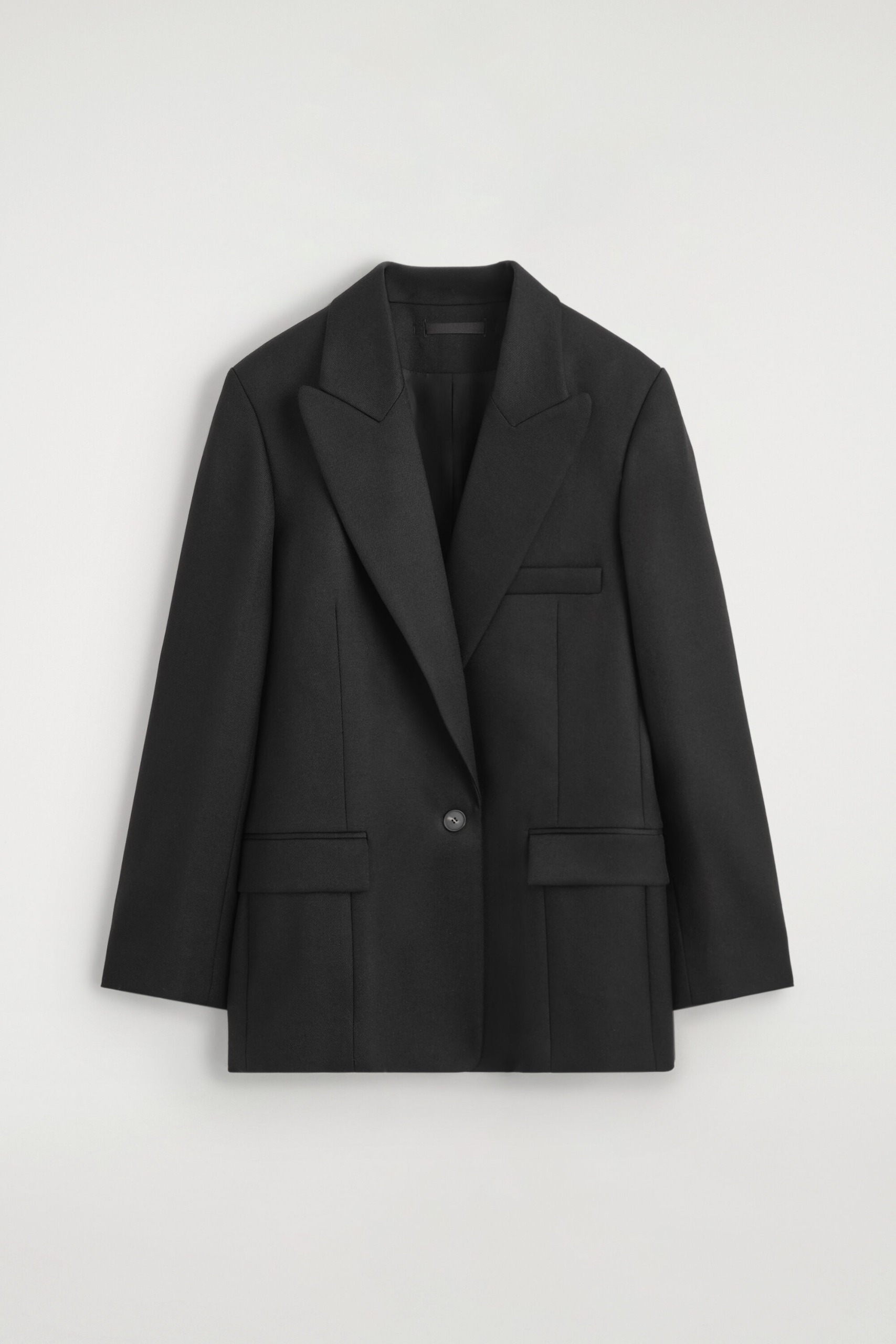 Waisted Tailored Wool Blazer
