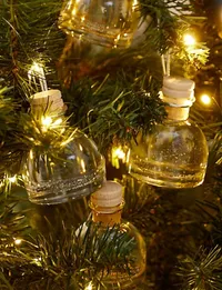 Light up Snow Globe Gin Liqueur &amp; Baubles Mixed Case £64.00 | M&amp;S