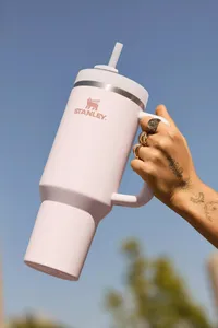 Stanley Rose Quartz Quencher 1.2L Tumbler