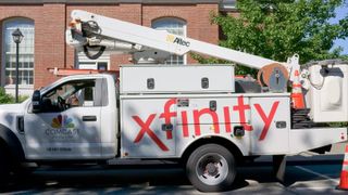 A Comcast Xfinity truck