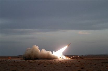 An Iranian missile test from 2012