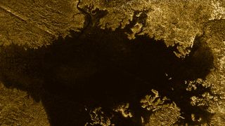 Titan's Kraken and Ligeia seas could be used for hydropower. Credit: NASA