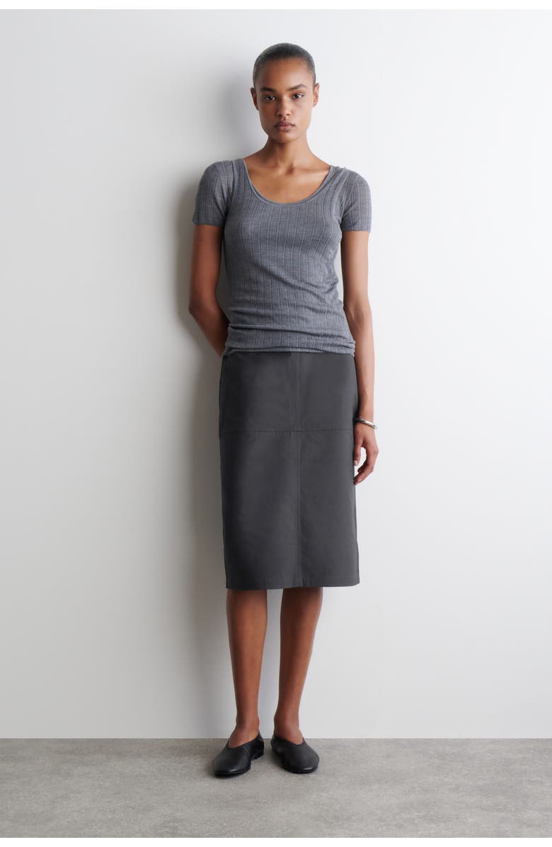 Cotton Pencil Skirt