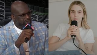 Shaquille O'Neal on NBA on TNT and Bobbi Althoff on The Really Good Podcast.