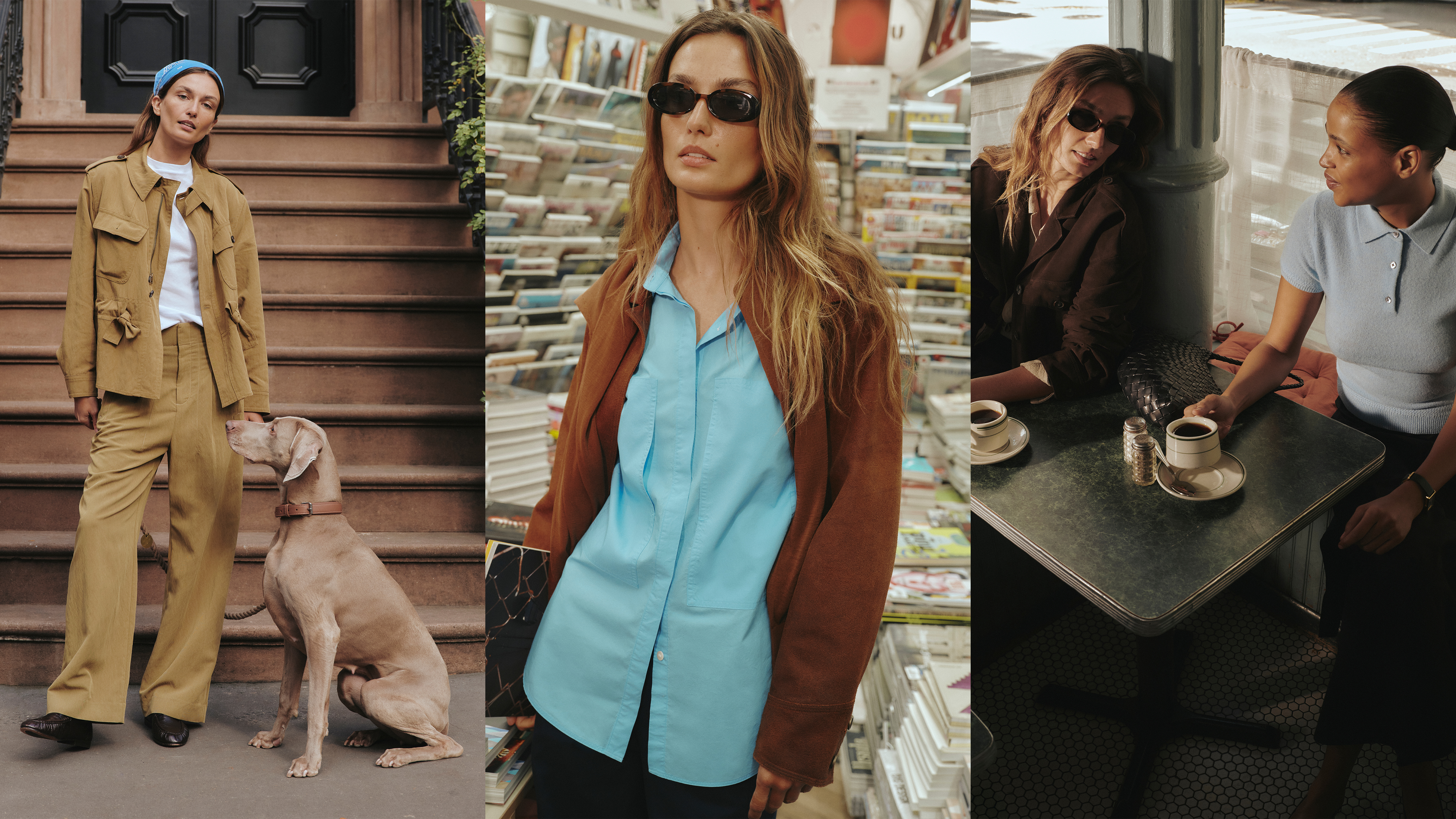 Banana Republic latest campaign with stylist Danielle Goldberg, featuring the "New Work" capsule