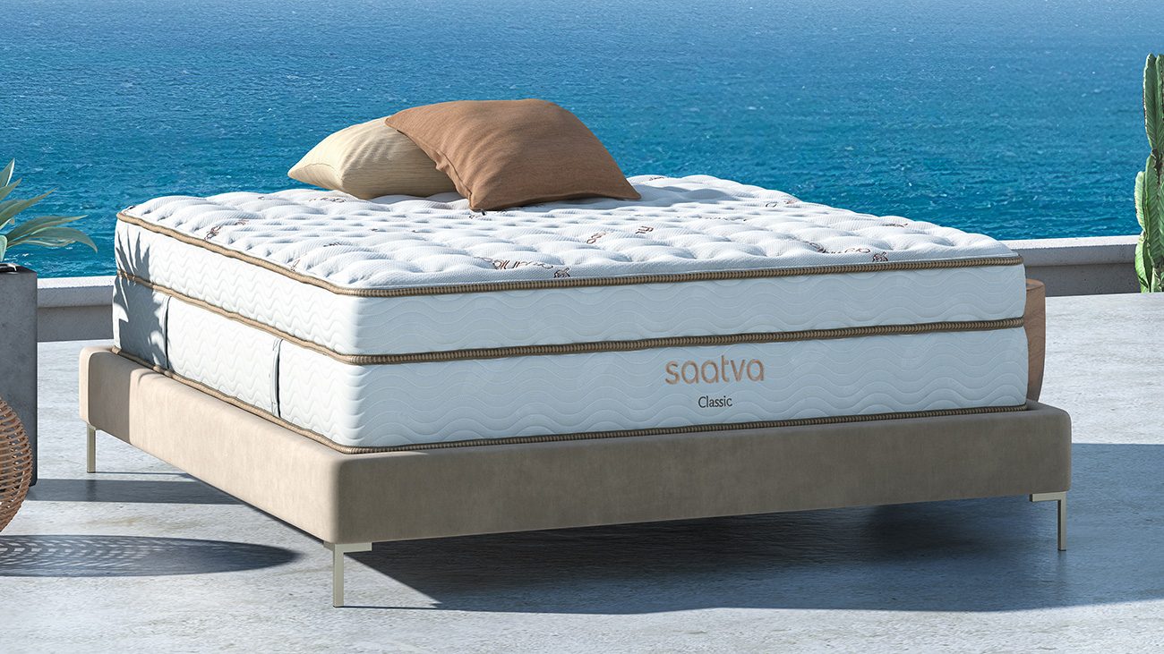 Memory foam vs springs: Saatva Classic Mattress