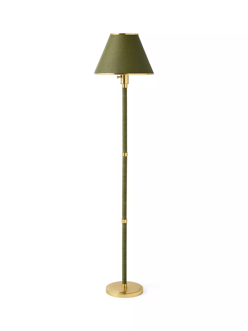 Wilsford Leather Floor Lamp
