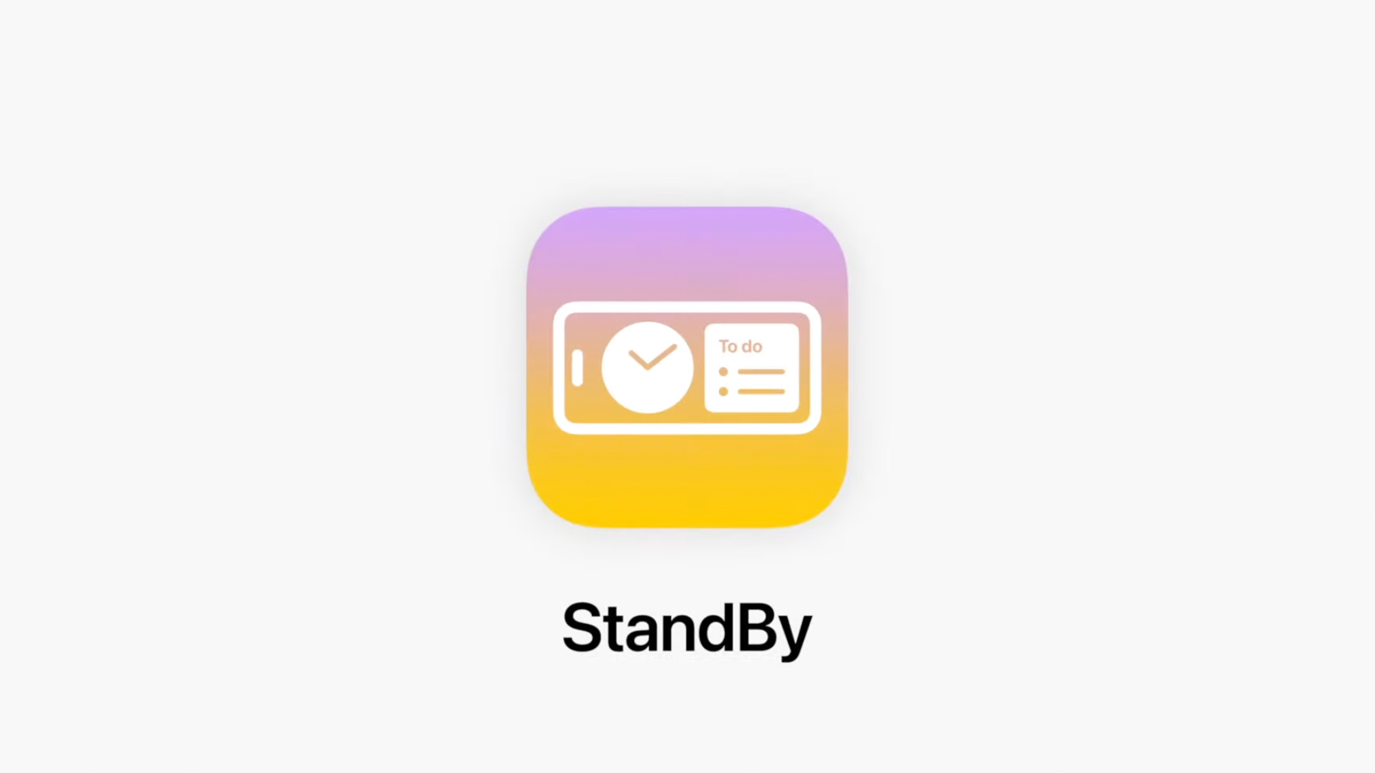 iOS 17 StandBy press image