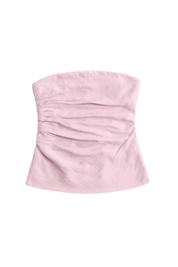 Abercrombie & Fitch , Linen-Blend Tube Top