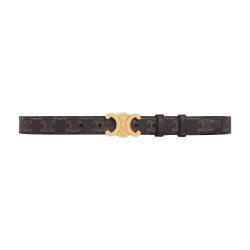 Medium Triomphe Belt in Triomphe Canvas - Celine